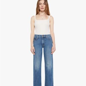 Mother Rambler Mid Rise Ankle Classic Blue Women's Jeans